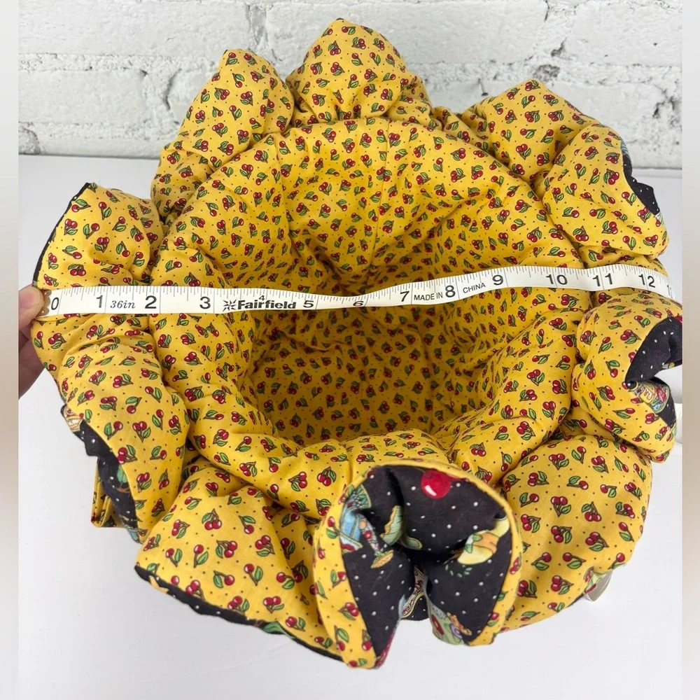 Vintage Y2K Mary Engelbreit Home Sweet Home Fabric Basket